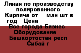 Линия по производству полированного  Кирпича от 70 млн.шт.в год › Цена ­ 182 500 000 - Все города Бизнес » Оборудование   . Башкортостан респ.,Сибай г.